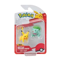 Figurki Bitewne Bulbasaur i Pikachu, figurki