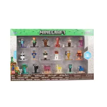 Figurki metalowe Jada Minecraft 4cm 18szt.