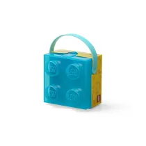 LEGO(R) pojemnik klocek z rczk czwrka transpareny