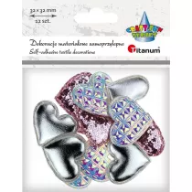 Titanum Dekoracje samoprzylepne serca 32x29mm
