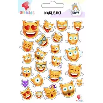 All4Kids Naklejki dla dzieci Kotki emotki