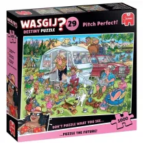 Puzzle 1000 Wasgij Jumbo Retro na kampingu Tm Toys