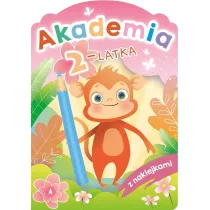 Ksi��eczka edu. A4 Akademia 2-latka  NAKLEJKI SKRZAT 076967 SK