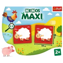 Memos Maxi. Zwierzta na farmie. Wersja ukraiska Trefl