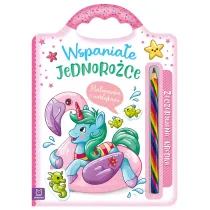 Wspaniae jednoroce. Malowanka z naklejkami