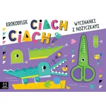 Wycinanki z noyczkami. Krokodylek ciach, ciach!