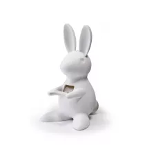 Qualy Podajnik tamy Desk Bunny 10114-WH biay