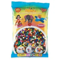 Midi koraliki wielokolorowe w torebce 3000szt Dante