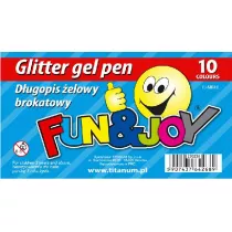 Titanum D�ugopisy �elowe brokatowe 10 szt.