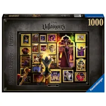Puzzle 1000 el. Czarne charaktery Disneya Ravensburger