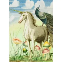 Madame Treacle Karnet B6 z kopert� Jednoro�ec i paw