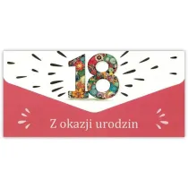 Trend Karnet-koperta Urodziny 18