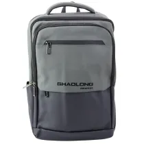 LeanToys Plecak biznesowy z USB czarno szary 16L