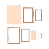 Dalprint dpCraft Zestaw wykrojnik�w ramki z falbank� 7 szt