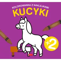 Kucyki. Kolorowanka z naklejkami