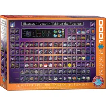 Puzzle 1000 el. Ilustrowany ukad pierwiastkw Eurographics