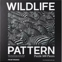 Puzzle 500 el. Wildlife Pattern Zebra Printworks