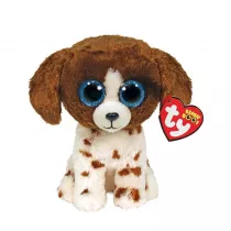 Beanie Boos Muudles - Brzowo-biay pies 15cm Ty