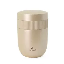 Chic-Mic Lunchpot ze stali nierdzewnej dwuczciowy perowy 420 ml + 200 ml
