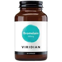 Viridian Bromelain - suplement diety 30 kaps.