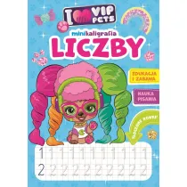 I love VIP Pets. Minikaligrafia. Liczby