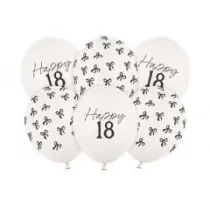 Balony 18 Pastel Off-white 30cm 6szt
