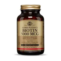 Solgar Biotin 5000 mcg Suplement diety 100 kaps.