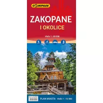 Mapa - Zakopane i okolice 1:60 000