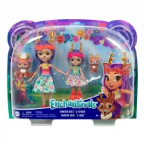 Enchantimals Danessa i Danetta Deer Lalki siostry 2-pak HCF80 Mattel