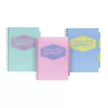 Pukka Pad Project Book Pastel A4 linia 100 kartek 3 szt.
