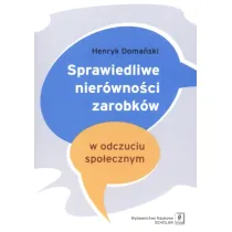Sprawiedliwe nier�wno�ci zarobk�w w odczuciu spo�ecznym