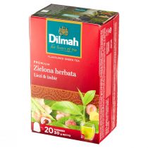 Dilmah Premium Zielona herbata liczi & imbir 20 x 1.5 g