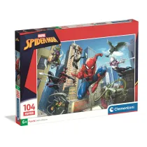 Puzzle 104 elementy Spiderman CLEMENTONI 25014