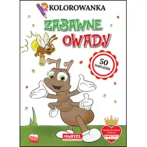 Kolorowanka Zabawne owady