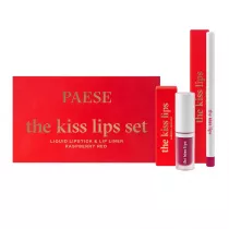 Paese Zestaw The Kiss Lips pomadka do ust 05 Raspberry Red + konturwka do ust 2 szt.