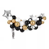 PartyDeco Girlanda balonowa Gwiazdki 167x135 cm