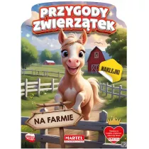 Przygody zwierztek na farmie z naklejkami