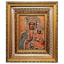 Obraz Haftowany Matka Bo�a Cz�stochowska 38x32cm