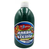 InSpiria Farba szkolna ciemnozielona 500 ml