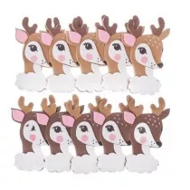 dpCraft Naklejki 3D z piankami bambi 10 szt.