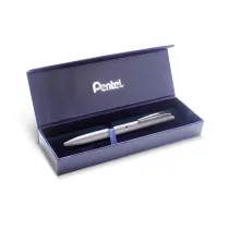 Pentel Eleganckie pi�ro kulkowe EnerGel BL2007-Z srebrne w etui 0.7mm