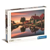Puzzle 1500 el. HQ Zaanse Schans Clementoni