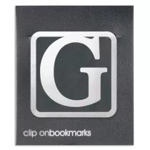 If Metalowa zakadka - Litera G Clip-on