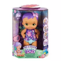 My Garden Baby Bobasek - Motylek Karmienie i przewijanie Lalka fioletowa GYP11 Mattel