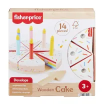 Fisher-Price. Drewniany tort urodzinowy Mattel