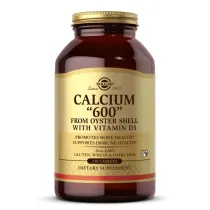Solgar Calcium „600” from Oyster Shell with Vitamin D3 - Wap z muszli ostryg Suplement diety 240 tab.
