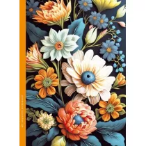 Fresh Notatnik ozdobny Flora 143x200 mm, kratka 48 kartek