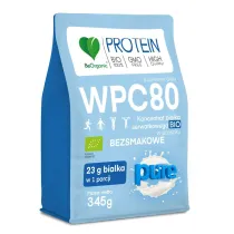 Be Organic Bia�ko serwatkowe naturalne (koncentrat wpc 80) suplement diety 345 g Bio
