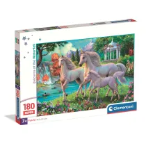 Puzzle 180 el. Super Unicorns Clementoni