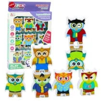Ukadanka zrcznociowa 18szt Leantoys